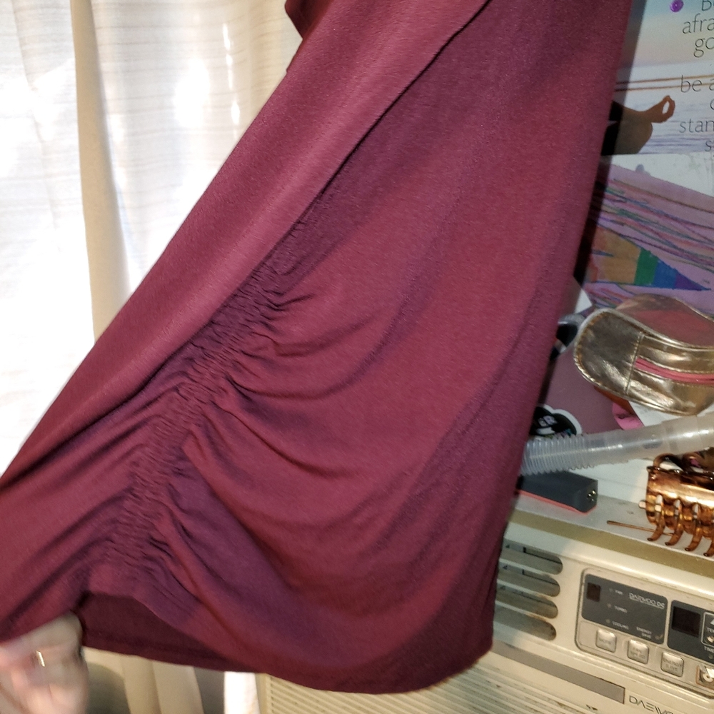Elle blouse with scarf
